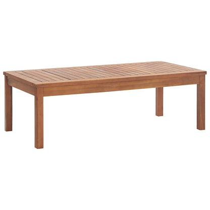 vidaXL 4 Piece Garden Lounge Set with Cushions Solid Wood Acacia 3