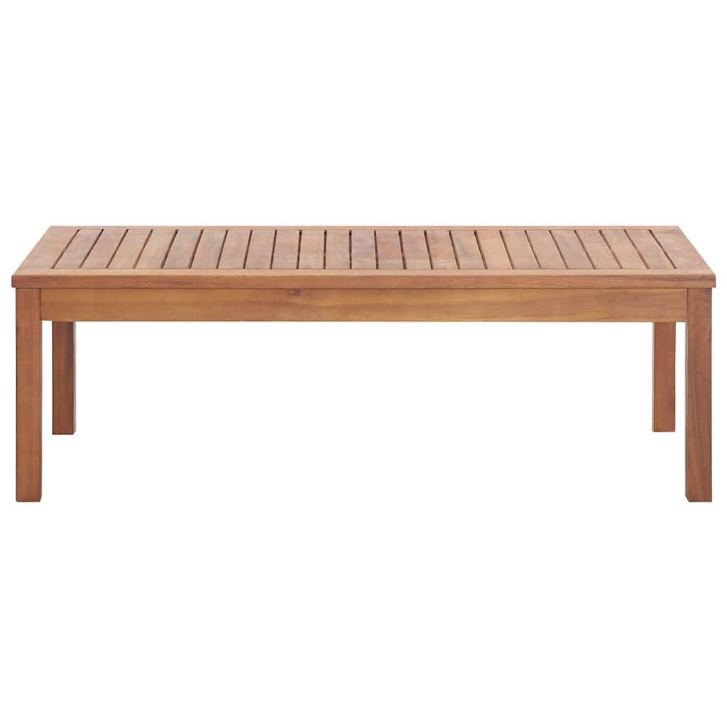 vidaXL 4 Piece Garden Lounge Set with Cushions Solid Wood Acacia 4