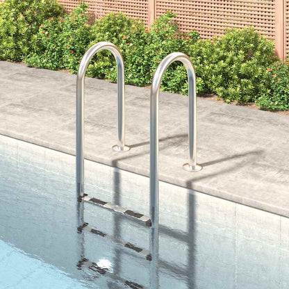 Pool Ladder 304 Stainless Steel 54 x 38 x 158 cm For concrete surface