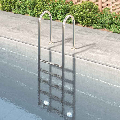Pool Ladder 304 Stainless Steel 54 x 38 x 211 cm For concrete surface