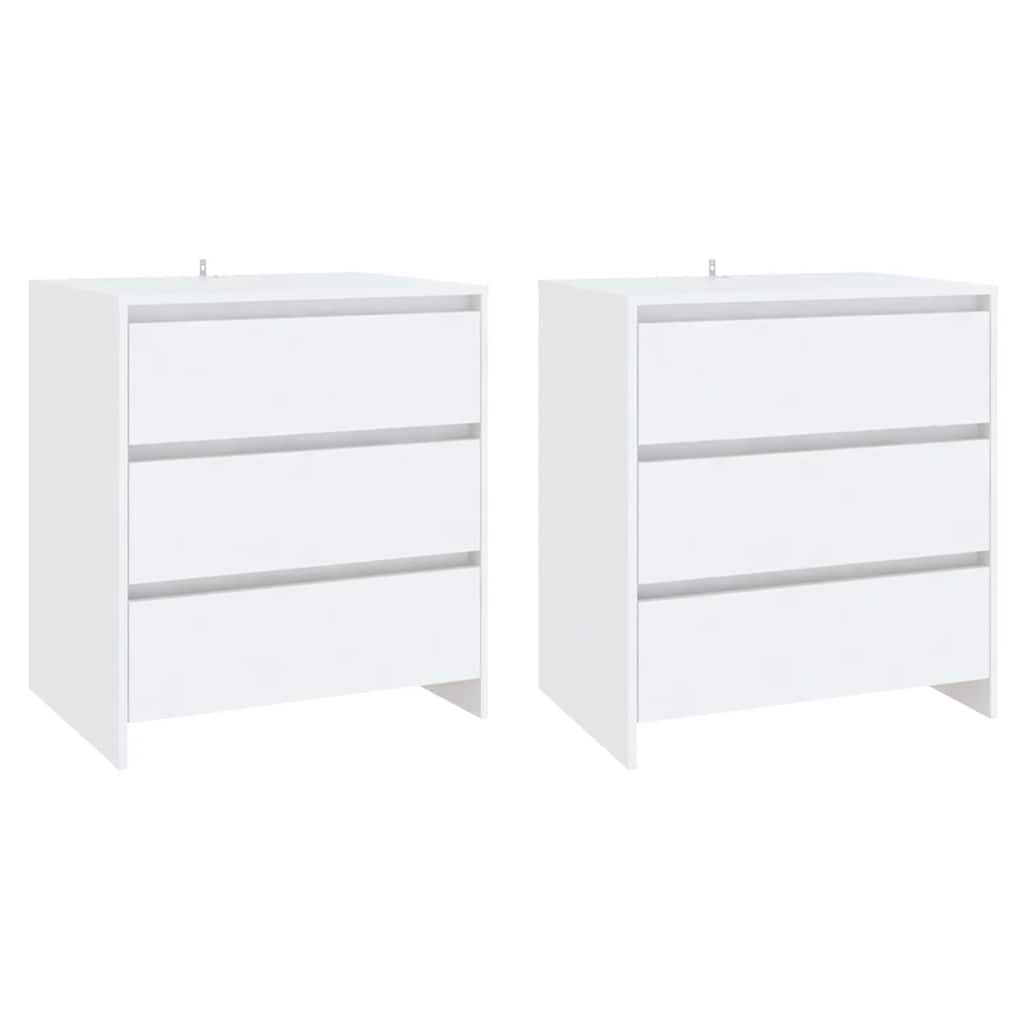 vidaXL 3 Piece Sideboard White Engineered Wood 3