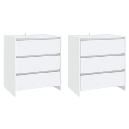 vidaXL 3 Piece Sideboard White Engineered Wood 3