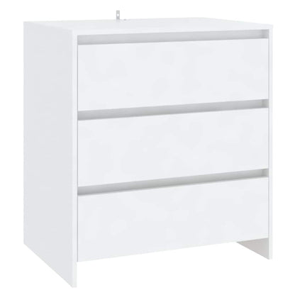 vidaXL 3 Piece Sideboard White Engineered Wood 4