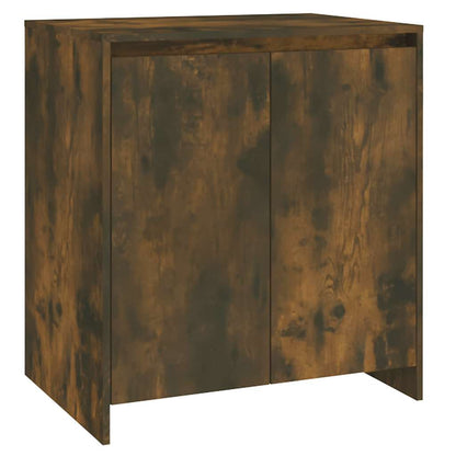 vidaXL 3 Piece Sideboard Smoked Oak Engineered Wood 5