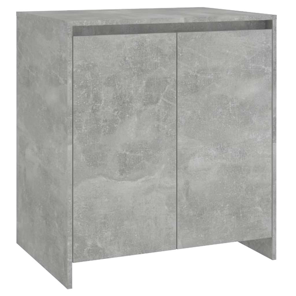 vidaXL 3 Piece Sideboard Concrete Grey Engineered Wood 3