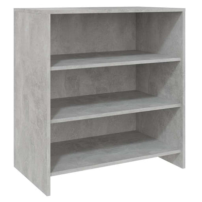 vidaXL 3 Piece Sideboard Concrete Grey Engineered Wood 4