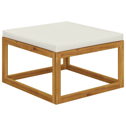 vidaXL 5 Piece Garden Lounge Set with Cushions Solid Wood Acacia 5