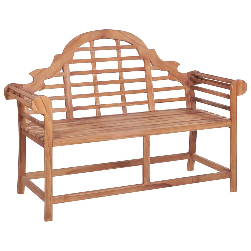 319152 vidaXL Garden Bench 127x58,5x92,5 cm Solid Wood Teak 1