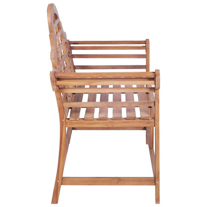 319152 vidaXL Garden Bench 127x58,5x92,5 cm Solid Wood Teak 3