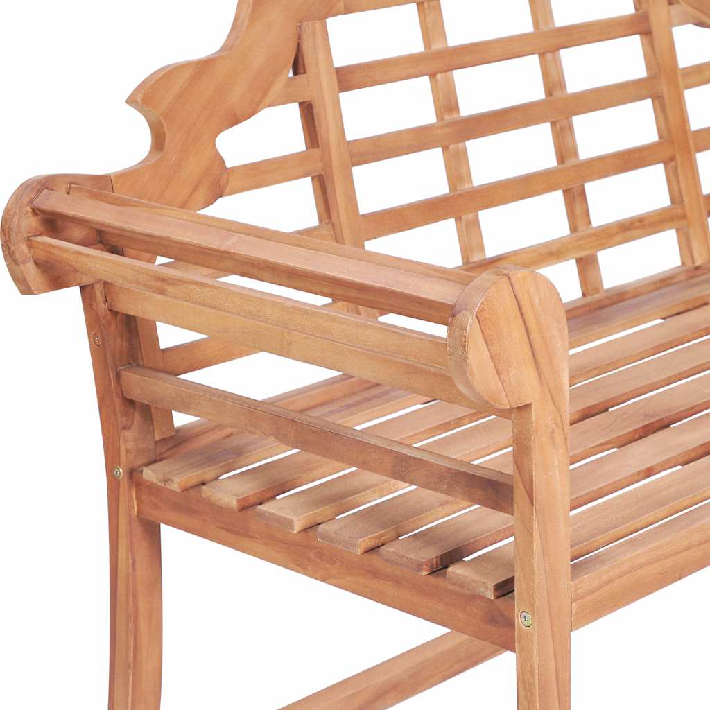 319152 vidaXL Garden Bench 127x58,5x92,5 cm Solid Wood Teak 4