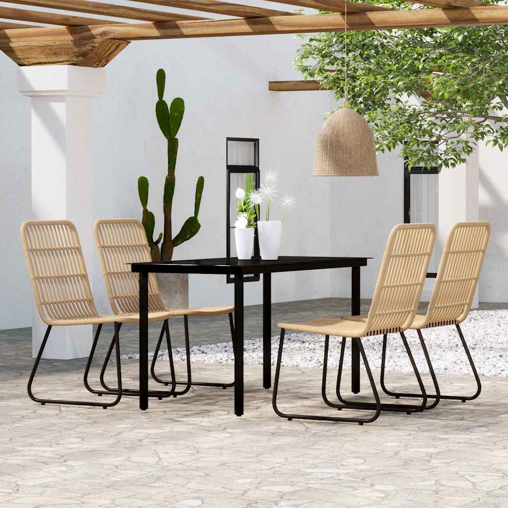 vidaXL 5 Piece Garden Dining