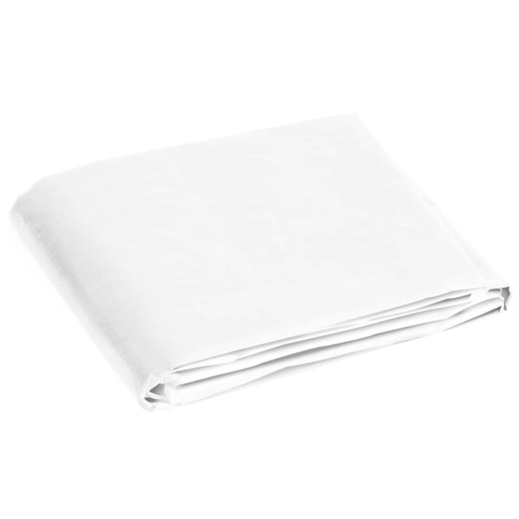Tarpaulin 180 g/m² HDPE 180 gsm White 6 m 8 m