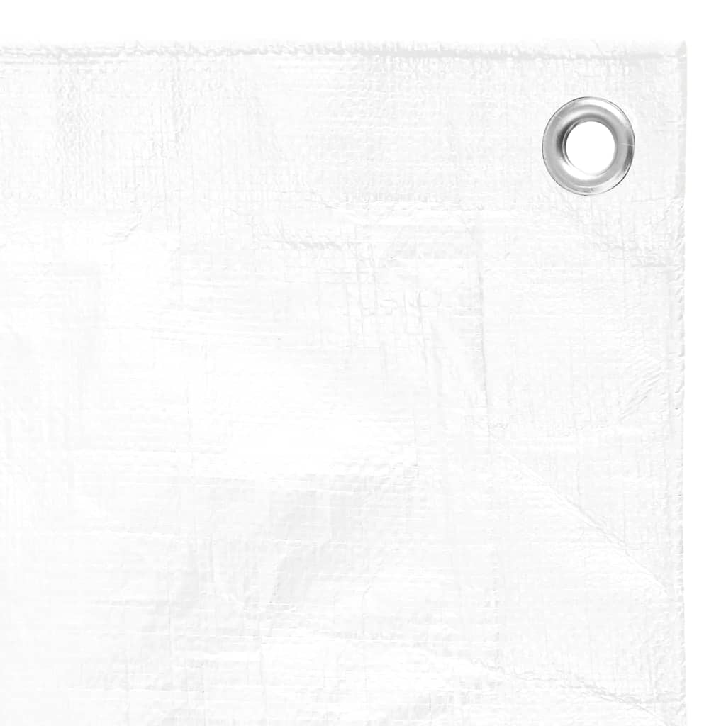 Tarpaulin 180 g/m² HDPE 180 gsm White 6 m 8 m