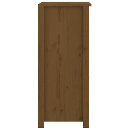 Sideboards 40x35x80 cm Solid Wood Pine 2 pcs Honey brown Bedside cabinet