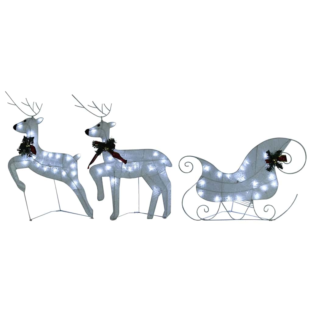 Reindeer & Sleigh Christmas Decoration 100 LEDs Outdoor 2