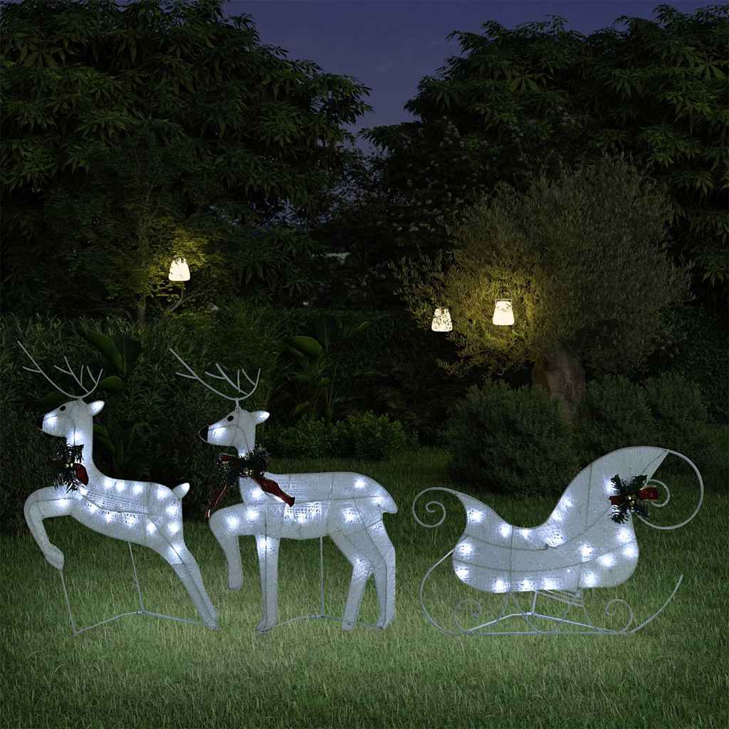Reindeer & Sleigh Christmas Decoration 100 LEDs Outdoor 2