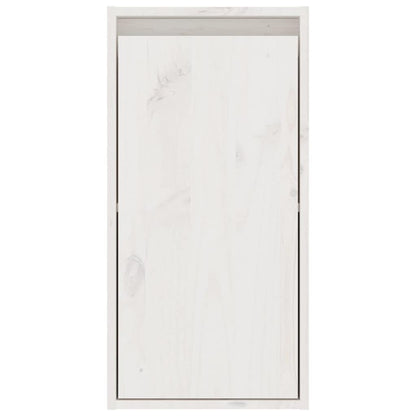 vidaXL 6 Piece TV Cabinet Set White Solid Wood Pine 5