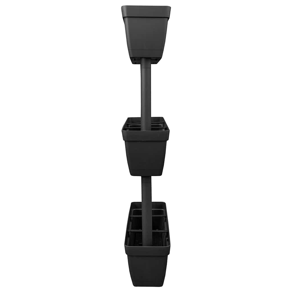 Garden Planter 3 pcs 100 cm Anthracite