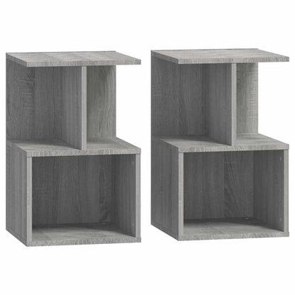 Bedside Cabinets 35x35x55 cm Engineered Wood 2 pcs Grey sonoma