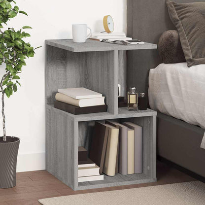 Bedside Cabinets 35x35x55 cm Engineered Wood 2 pcs Grey sonoma