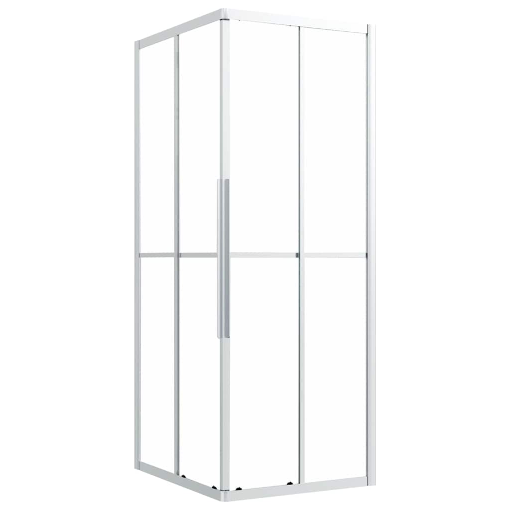 vidaXL Shower Cabin Frosted ESG 90x70x180 cm 2