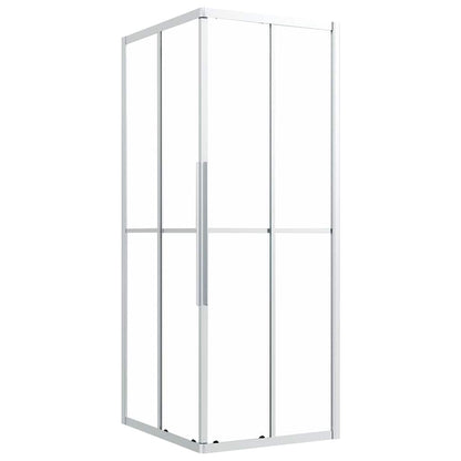 vidaXL Shower Cabin Frosted ESG 90x70x180 cm 2