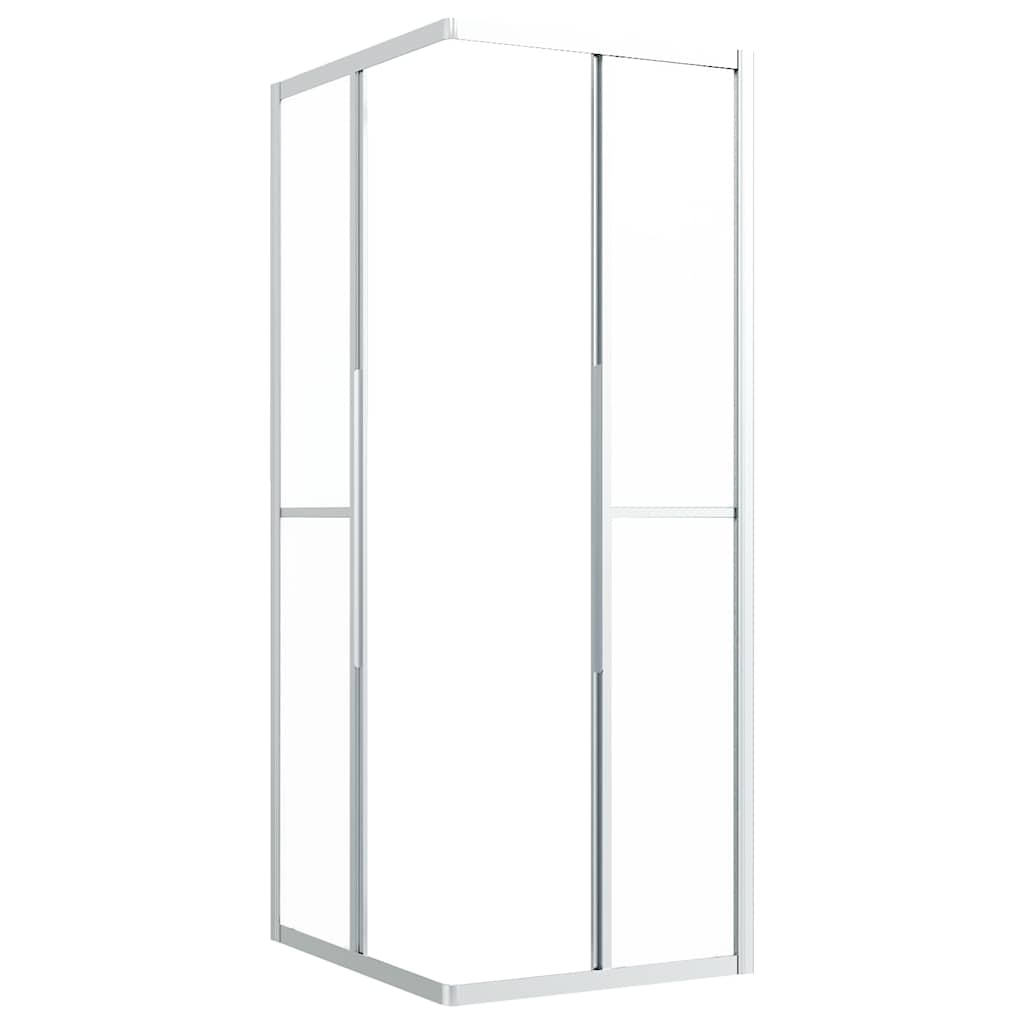 vidaXL Shower Cabin Frosted ESG 90x70x180 cm 4