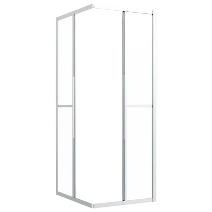 vidaXL Shower Cabin Frosted ESG 90x70x180 cm 4