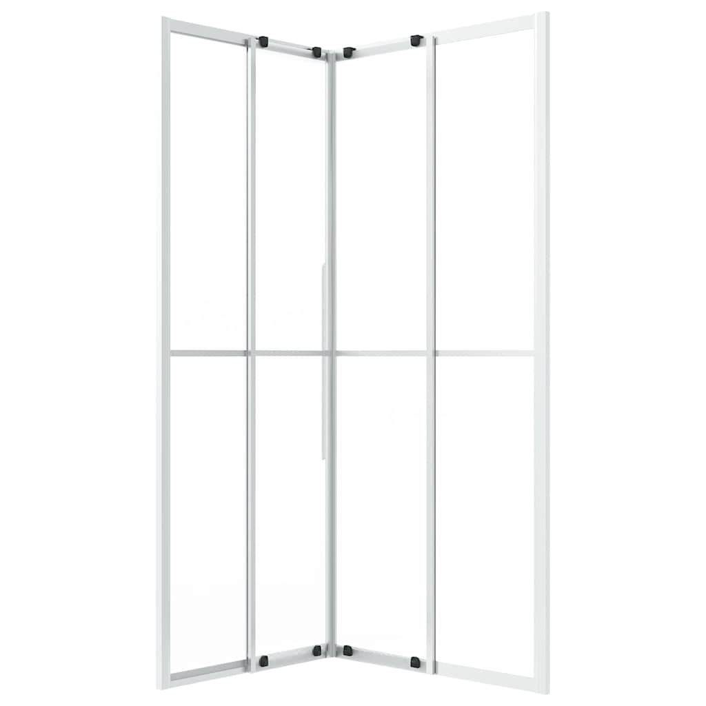 vidaXL Shower Cabin Frosted ESG 90x70x180 cm 5
