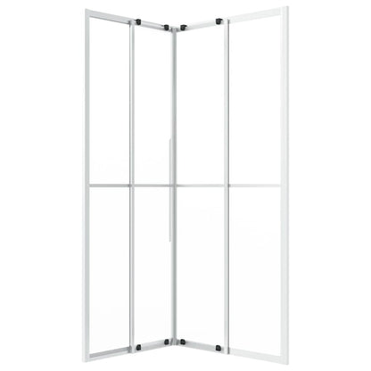 vidaXL Shower Cabin Frosted ESG 90x70x180 cm 5
