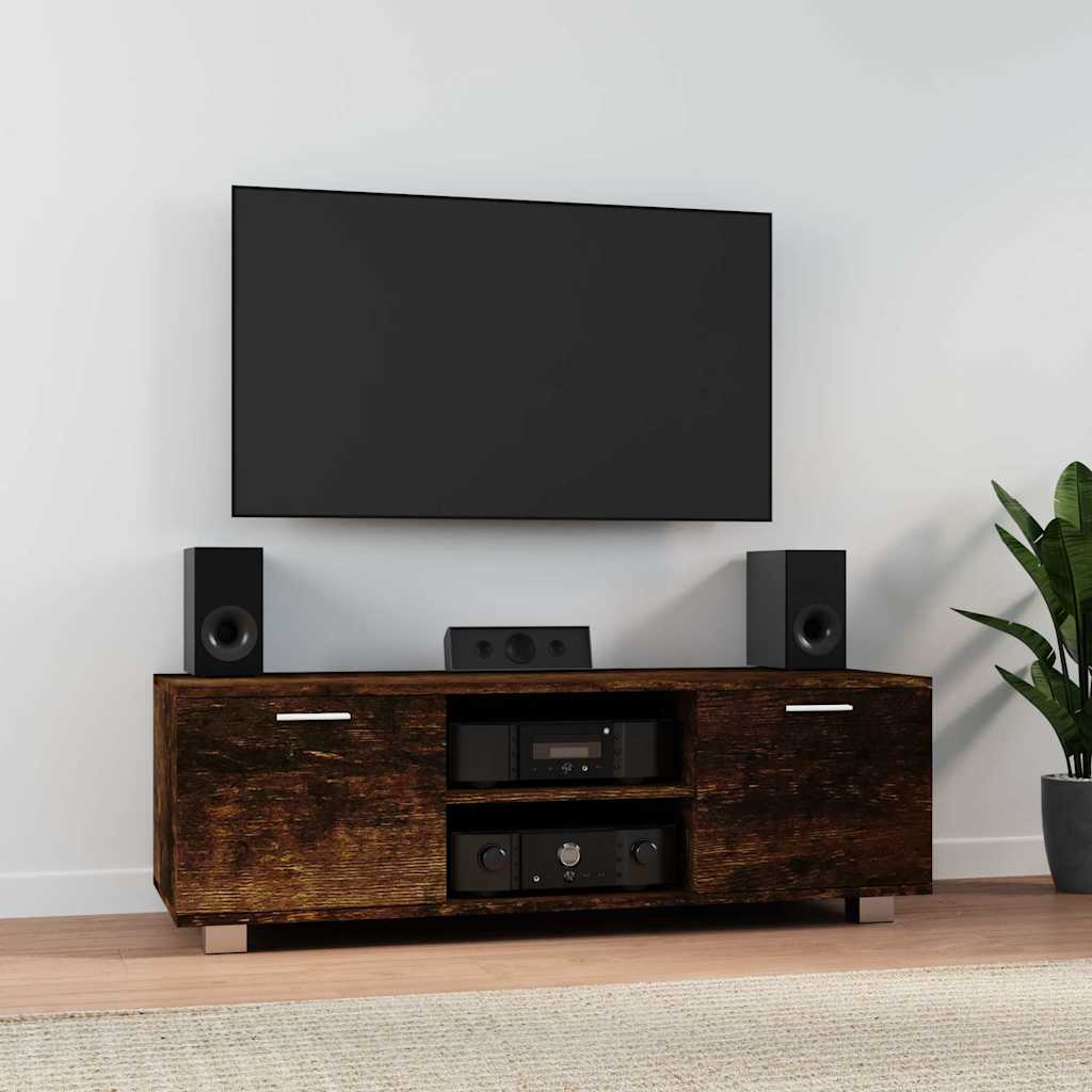 TV Cabinet 120x40,5x35 cm Engineered Wood Smoked oak 120 cm