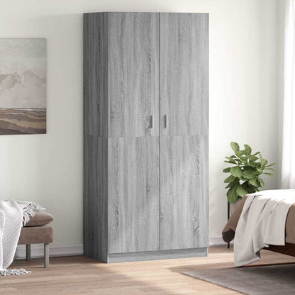 vidaXL Wardrobe 90x52x200 cm Engineered Wood