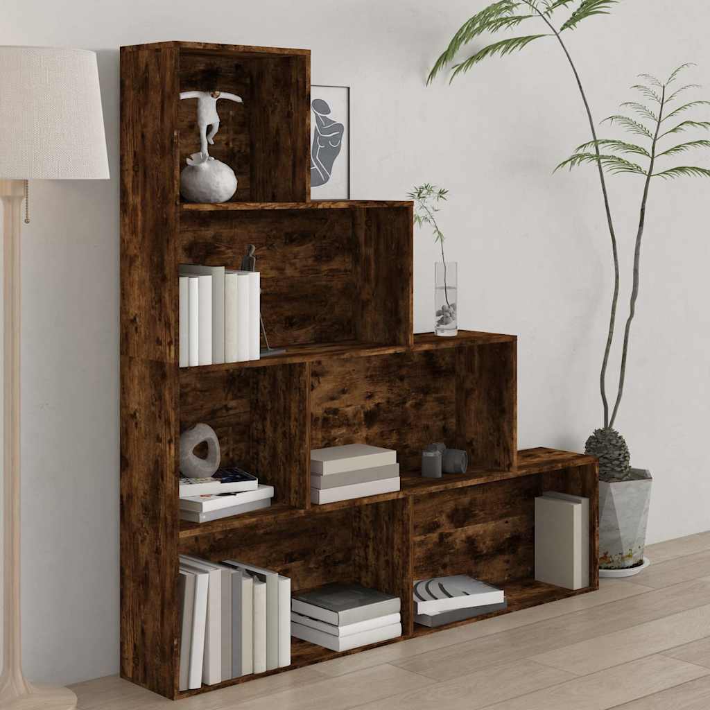 Book Cabinet 155x24x160 cm Smoked oak