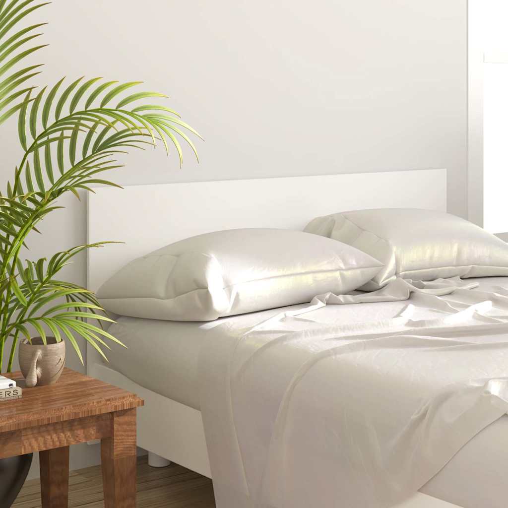 Bed Headboard 160x1.5x80 cm Engineered Wood 160 cm White