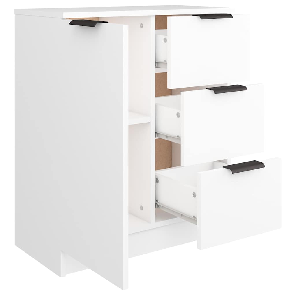 Sideboard 60x30x70 cm Engineered Wood White