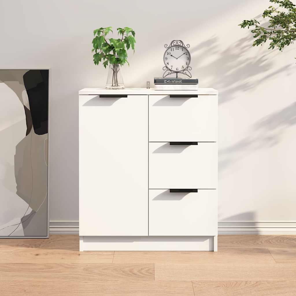 Sideboard 60x30x70 cm Engineered Wood White