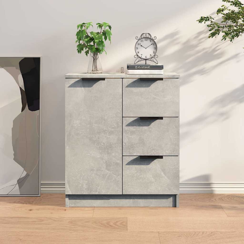 Sideboard 60x30x70 cm Engineered Wood Concrete grey