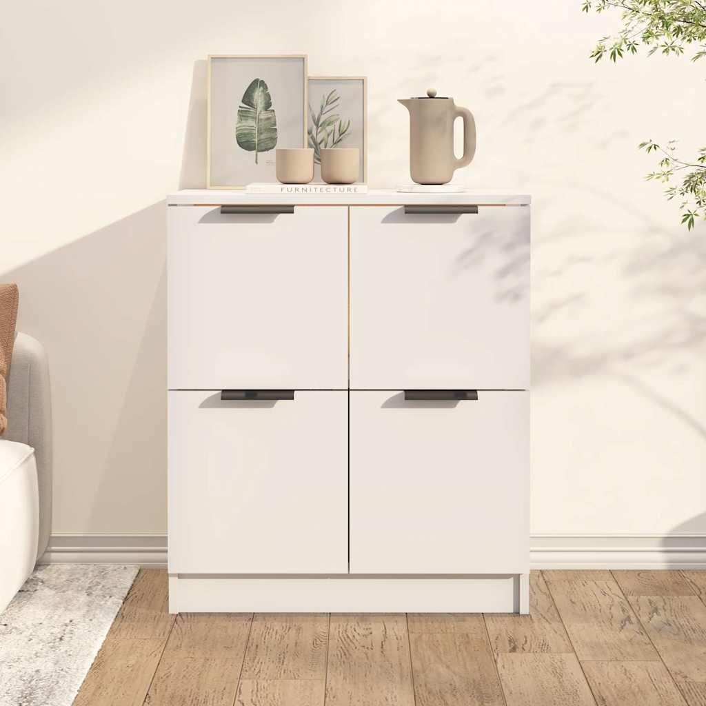 Sideboard 60x30x70 cm Engineered Wood White