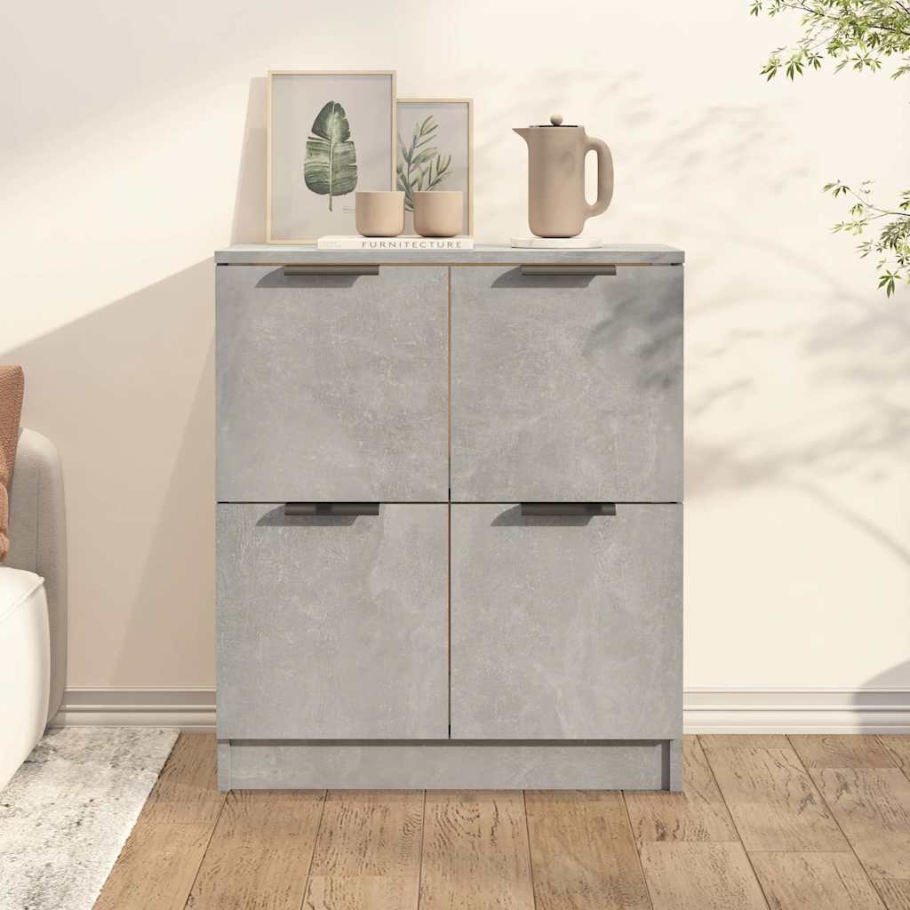 Sideboard 60x30x70 cm Engineered Wood Concrete grey
