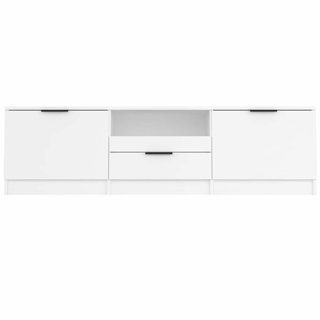 TV Cabinet 140x35x40 cm Engineered Wood White