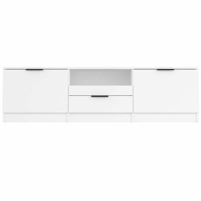 TV Cabinet 140x35x40 cm Engineered Wood White