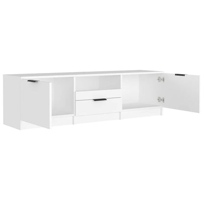 TV Cabinet 140x35x40 cm Engineered Wood White
