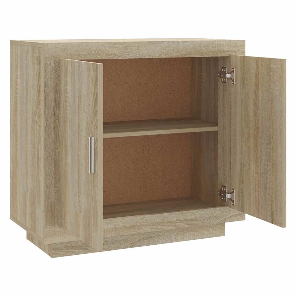 Sideboard 80x40x75 cm Engineered Wood Sonoma oak