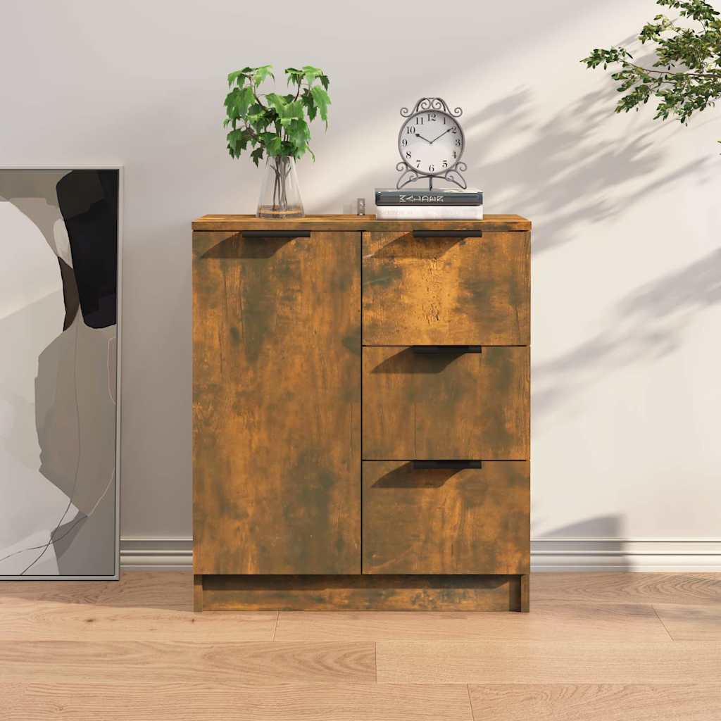 Sideboard 60x30x70 cm Engineered Wood Smoked oak