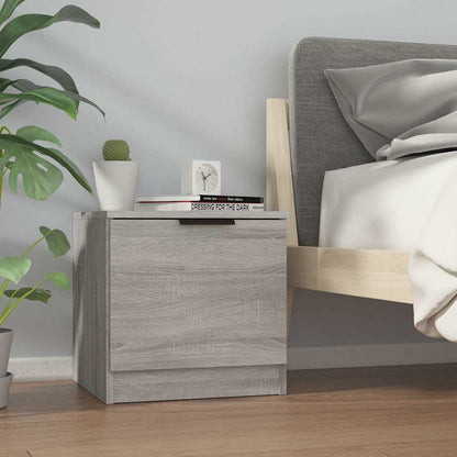 Bedside Cabinets 40x39x40 cm Grey sonoma