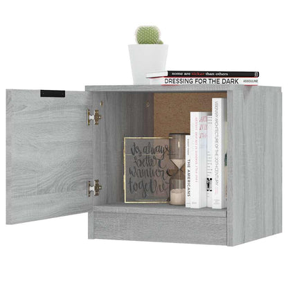 Bedside Cabinets 40x39x40 cm Grey sonoma