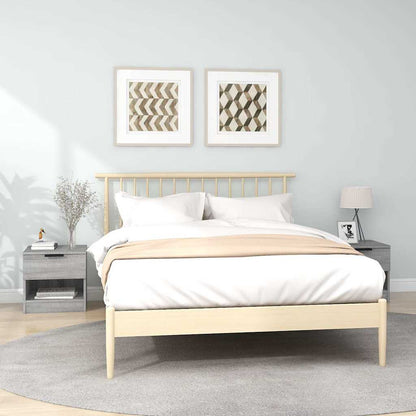 Bedside Cabinets Engineered Wood Grey sonoma