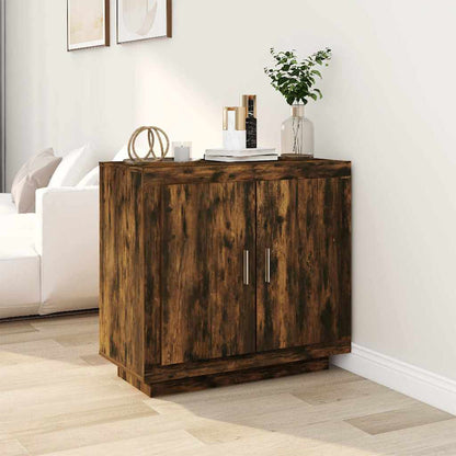Sideboard 80x40x75 cm Engineered Wood Smoked oak