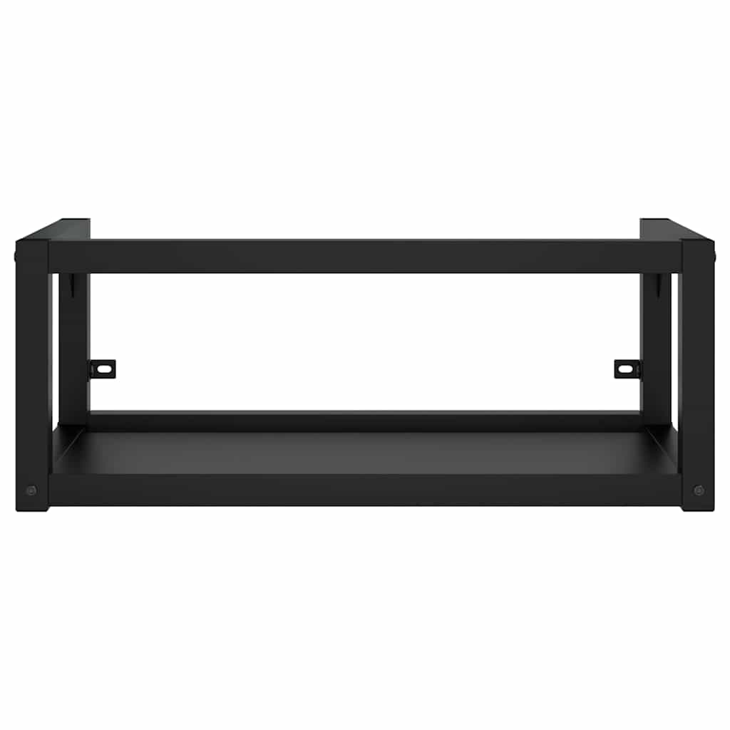 Bathroom Washbasin Frame with Built-in Basin Iron 79 x 38 x 31 cm