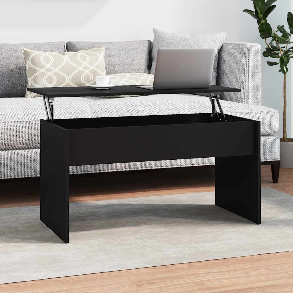 Coffee Table 80x50,5x41,5 cm Engineered Wood Black PLACEHOLDER_FOR_REMOVE